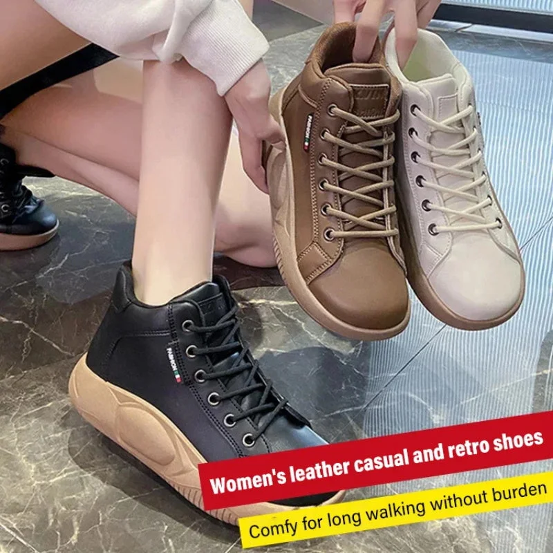 WOMEN'S PREMIUM HIGH TOP THICK SOLE BOOTS - 2025 AUS BEST SELLER - Image 4
