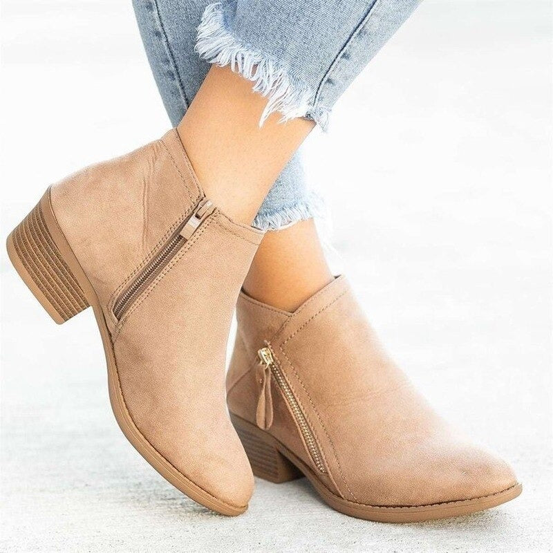 PREMIUM LADIES ORTHOPEDIC HEELED AUTUMN BOOTS 2025 - Image 3